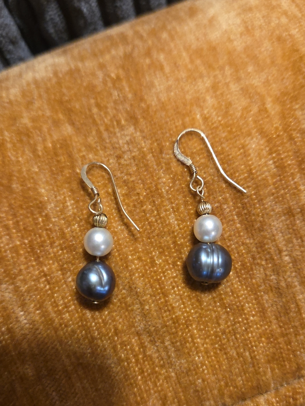Gold Filled And Freshwater Pearl Earrings